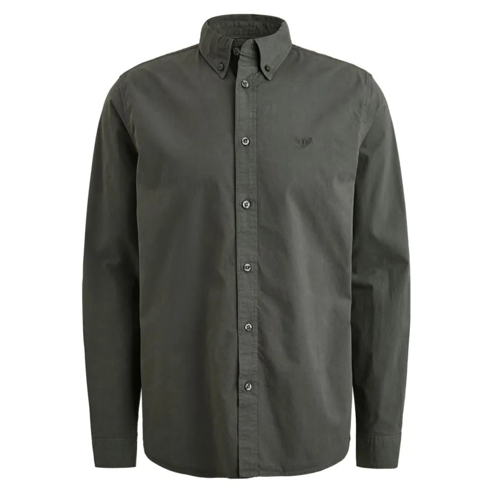 PME Legend regular casual overhemd donkergroen, foto 2