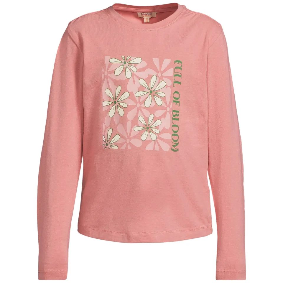 Orange Stars longsleeve met print roze, foto 2