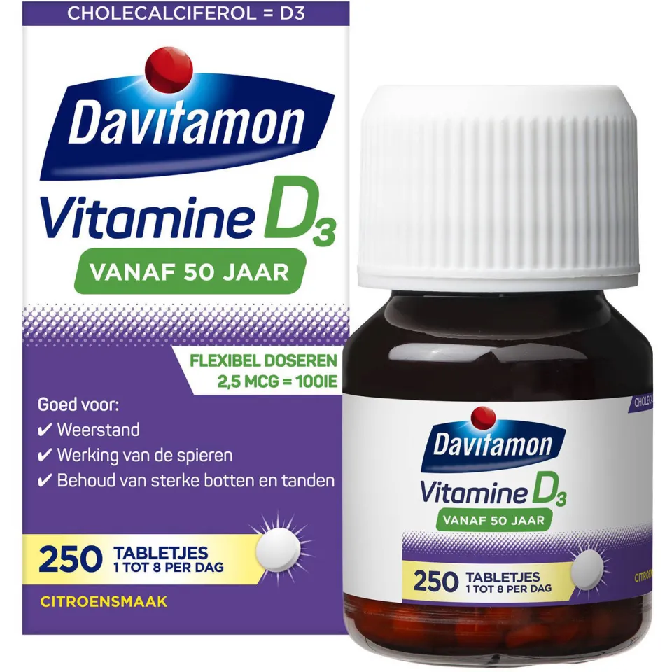 Davitamon Vitamine D3 50+ tabletten, foto 4