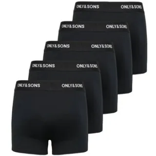 Only & Sons junior boxershort zwart set van 5, foto 3