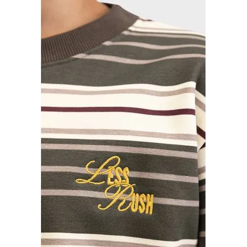 Redefined Rebel gestreepte sweater - groen, foto 5