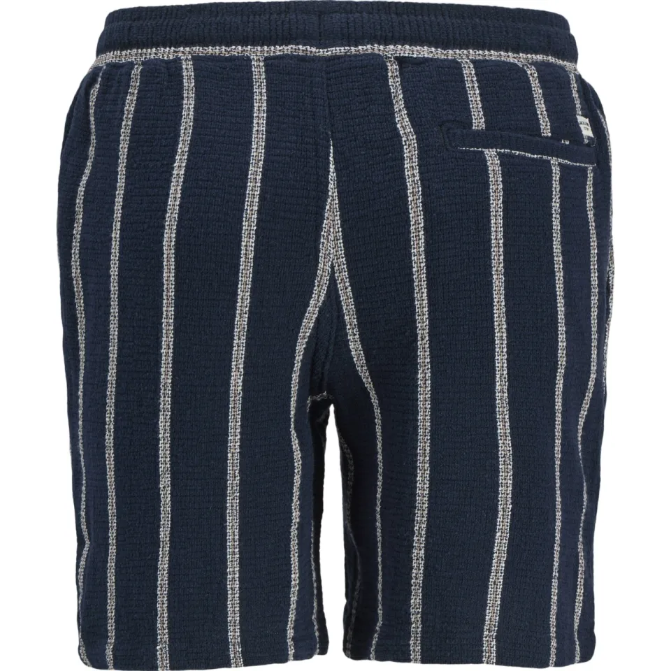 Jack & Jones Junior relaxed gestreepte casual short donkerblauw donkerblauw/wit, foto 3