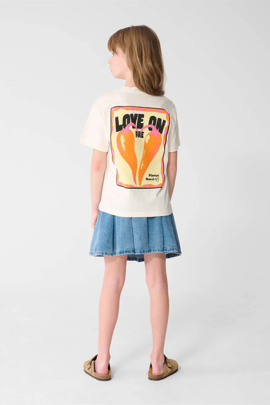 Shoeby T-shirt met backprint ecru, foto 3