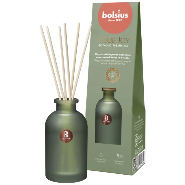 Bolsius geurstokjes True Joy - Botanic Freshness - 80 ml groen