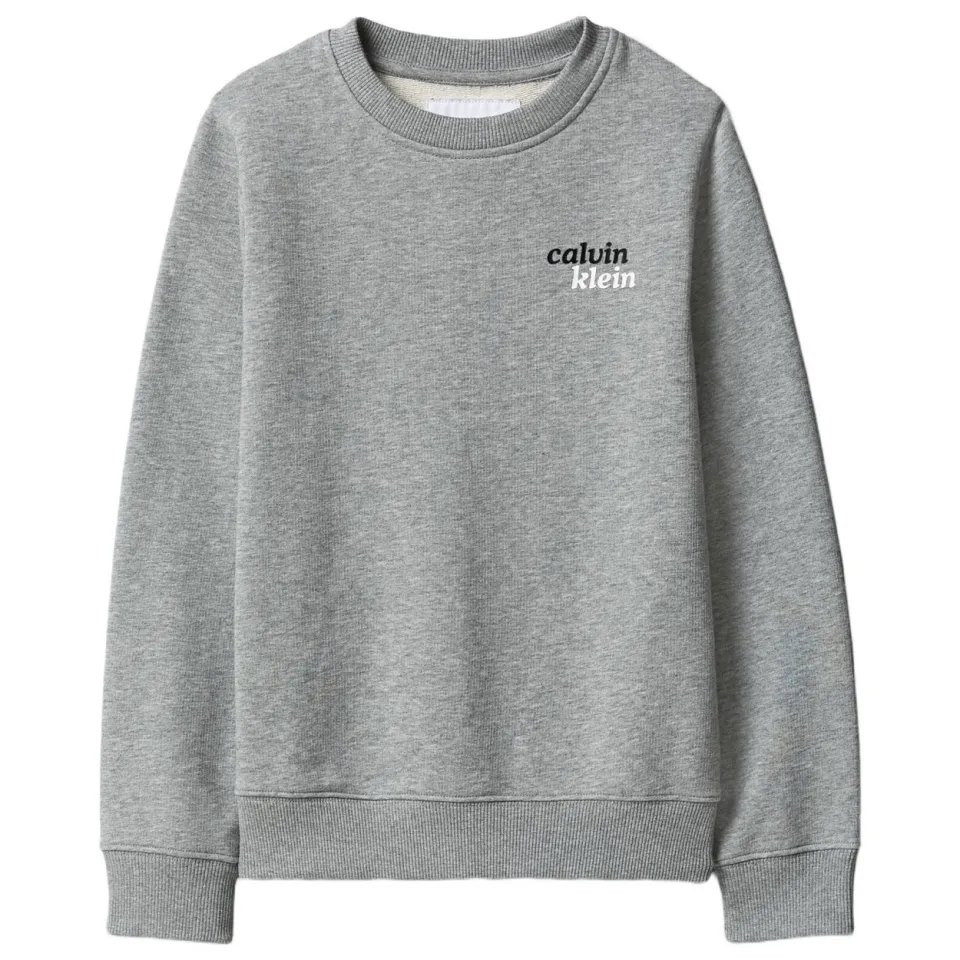 Calvin Klein sweater met backprint - grijs, foto 2