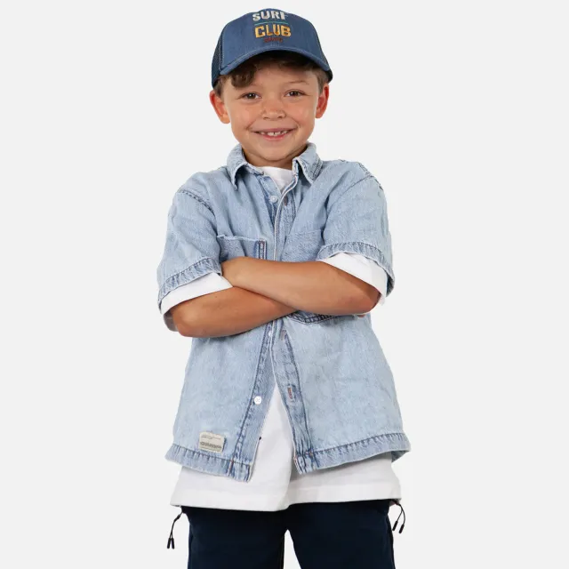 Barts pet Vybes Cap met printopdruk denim, foto 2