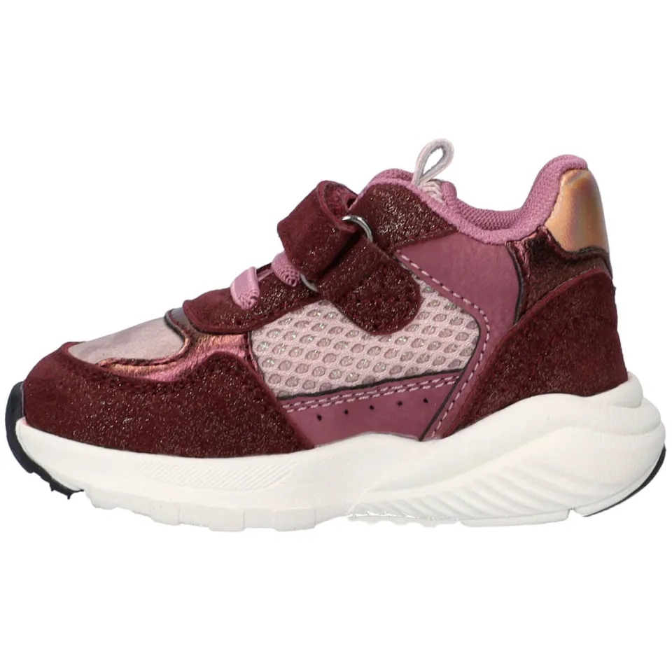 Nelson Kids imitatieleren sneakers - bordeaux, foto 5