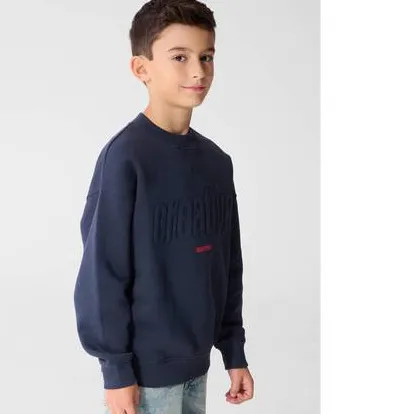 Shoeby sweater met logo - donkerblauw, foto 5