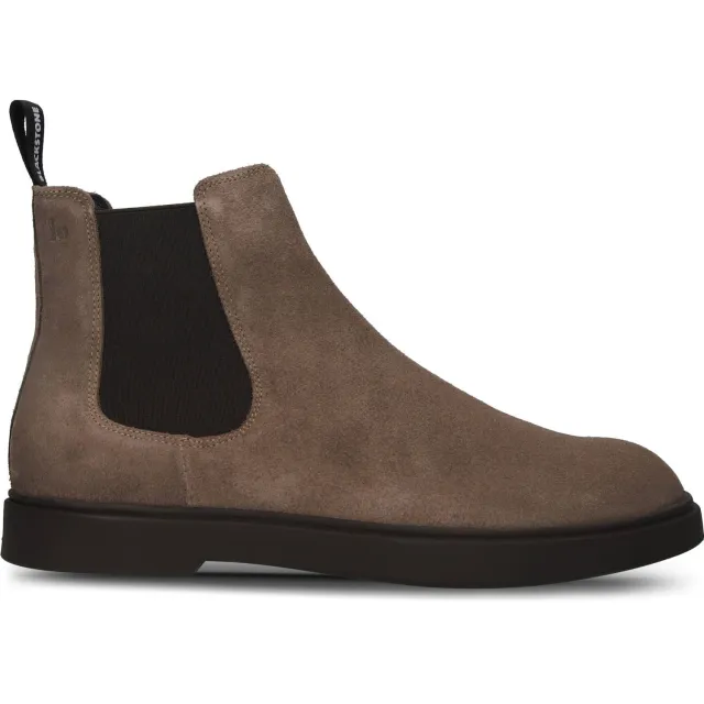 Blackstone Pave Dean - Almond - Suede chelsea boots light brown