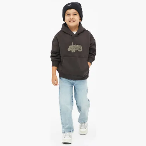 s.Oliver hoodie met print - donkerbruin, foto 4