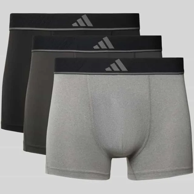 Adidas Boxershort met elastische band met label Antraciet