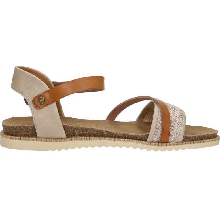 Mustang sandalen beige