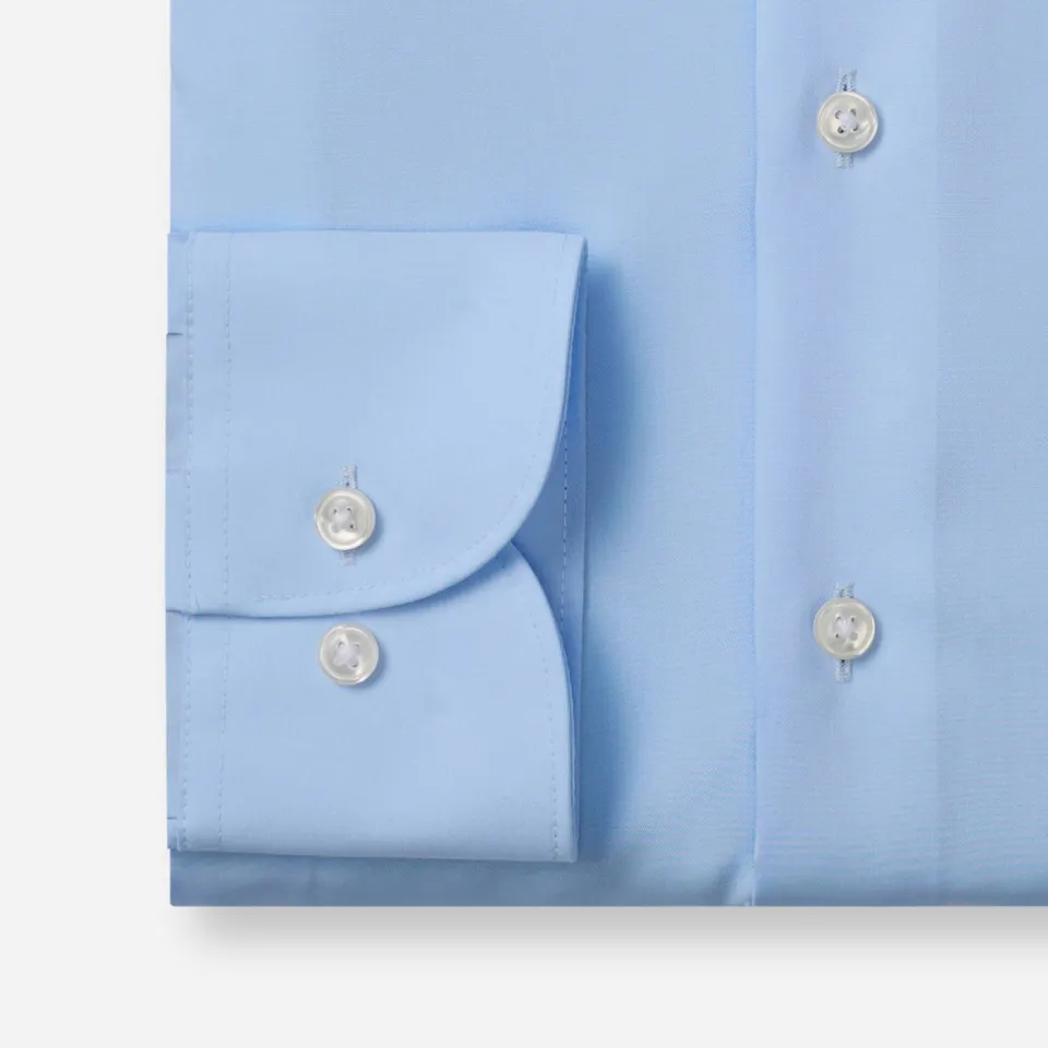 Olymp zakelijk overhemd poplin Luxor modern fit lichtblauw blauw, foto 3