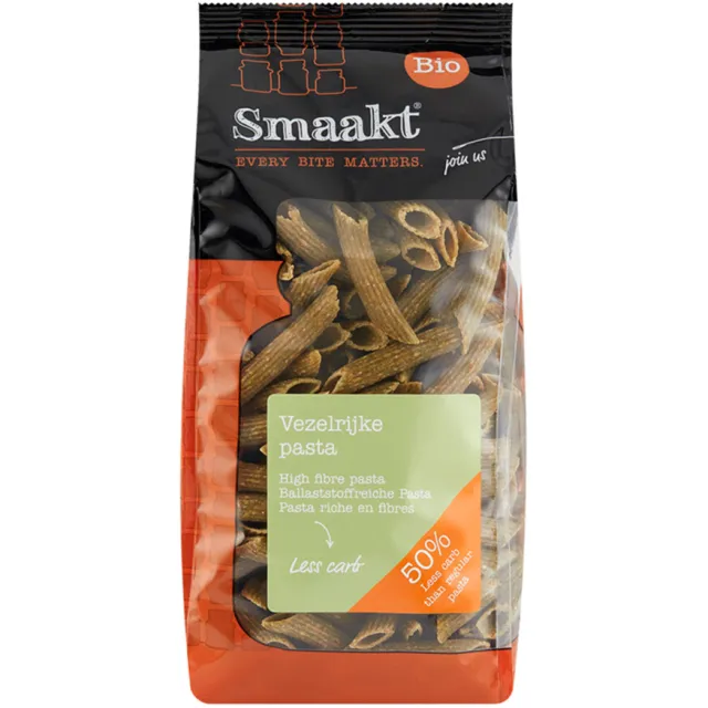 Smaakt Less Carb Vezelrijke Pasta Biologisch 300 gr