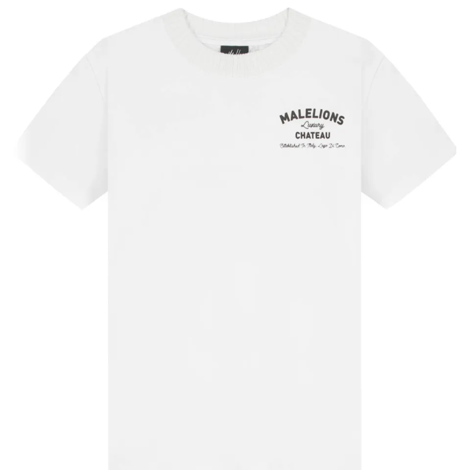 Malelions T-shirt met backprint grijs, foto 2