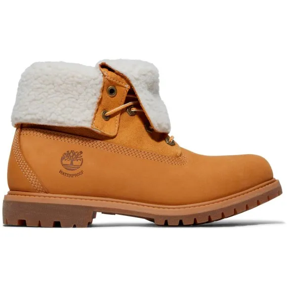 Timberland Authentic Mid Warm Lined WP laarzen lichtbruin Oranje/Bruin