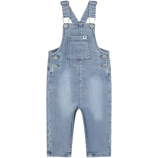 Babyface regular fit tuinbroek denim middelblauw, foto 2