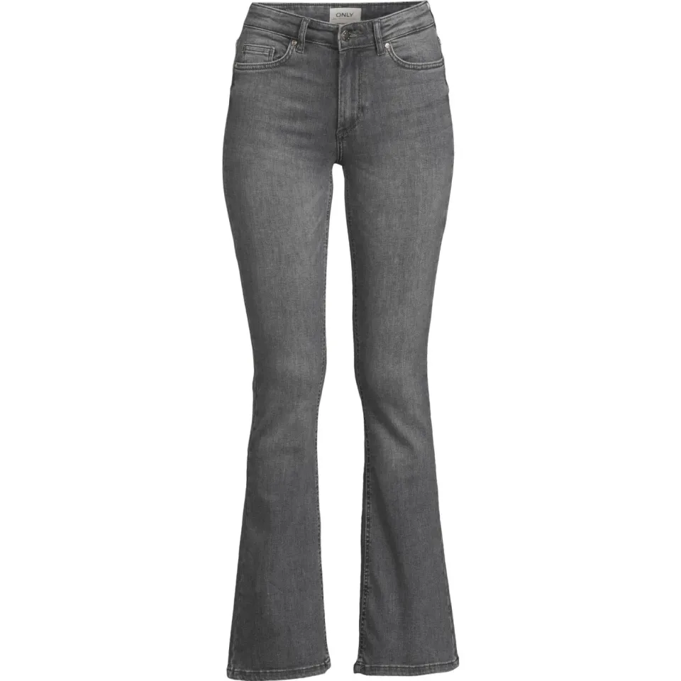 Only flared jeans ONLBLUSH grey denim, foto 3