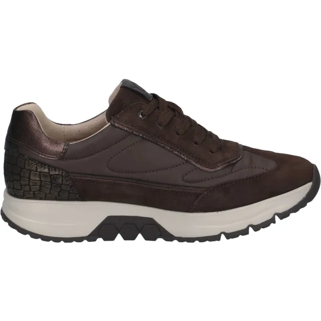Caprice Hedda leren sneakers - bruin