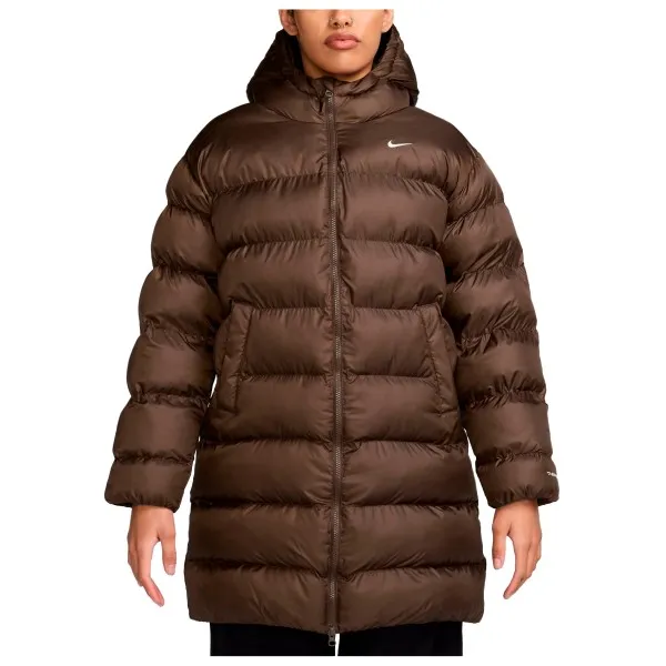 Nike Women's Therma Fit Syn Classic Parka - Parka, bruin Brown