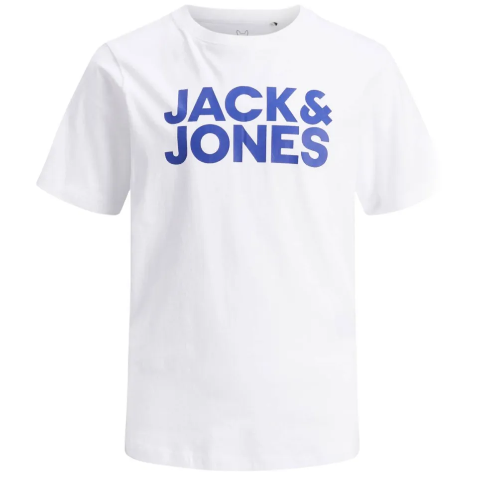 Jack & Jones Junior logo T-shirt wit, foto 2