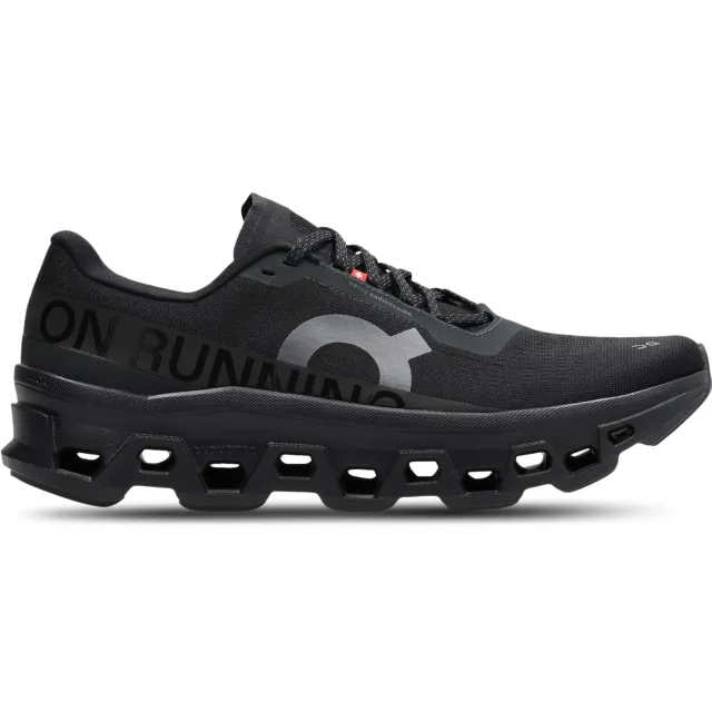 On Cloudmonster hardloopschoenen zwart Black