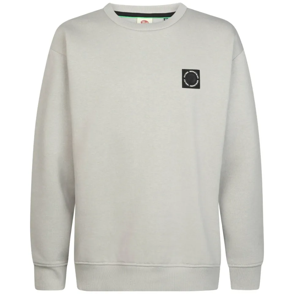 Petrol Industries sweater met logo - lichtgrijs, foto 2
