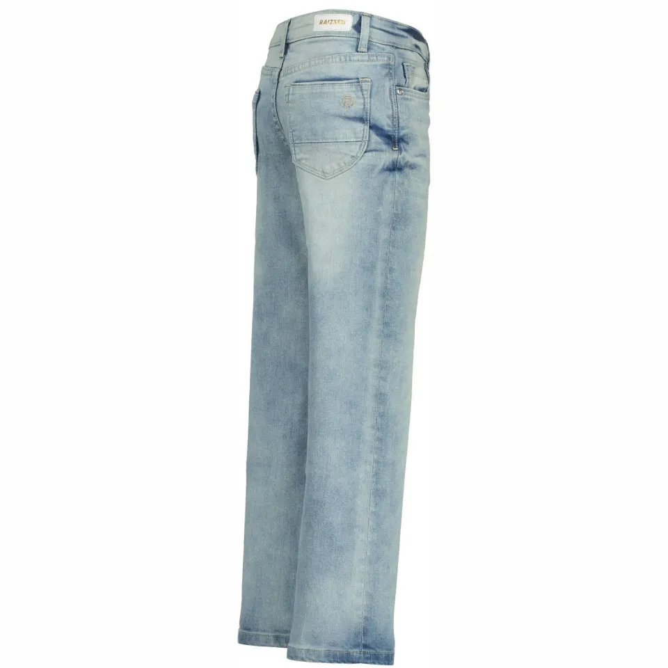Raizzed wide leg jeans light blue denim, foto 2