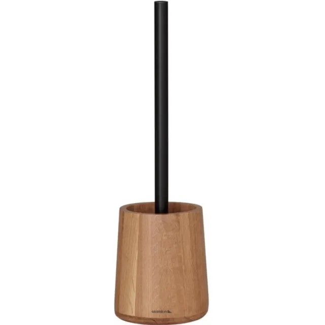 Sealskin Earth toiletborstel met houder eiken