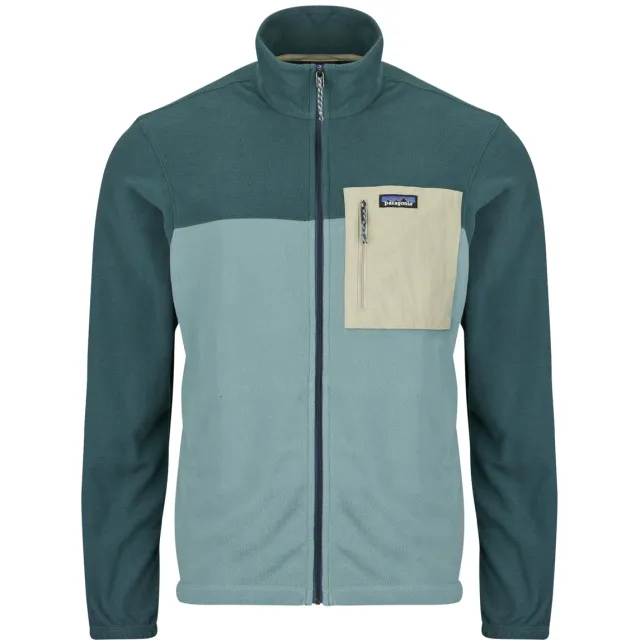 Patagonia Fleece Jack Patagonia M'S MICRO D PATCH POCKET JKT Blauw