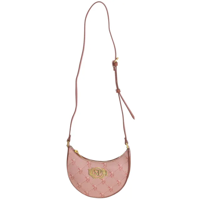 U.S. Polo Assn. handtas roze Bruin