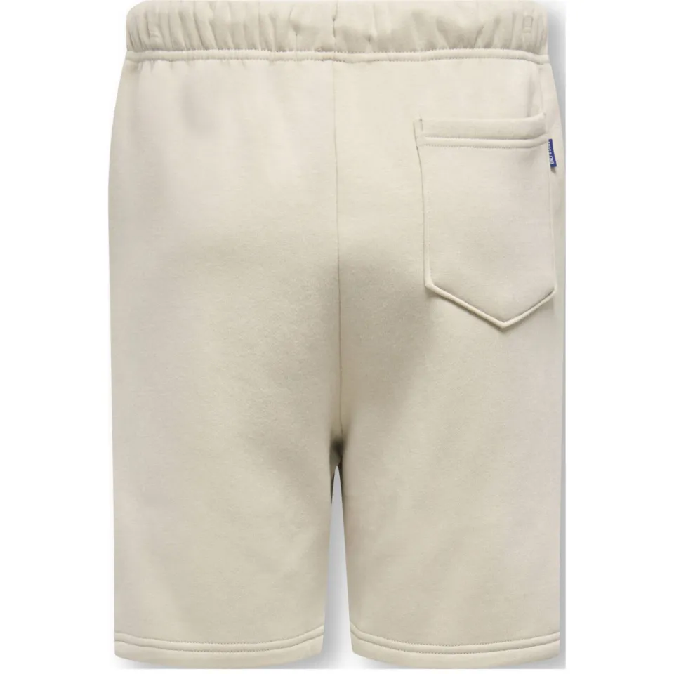 Only & Sons Junior regular sweatshort beige, foto 3