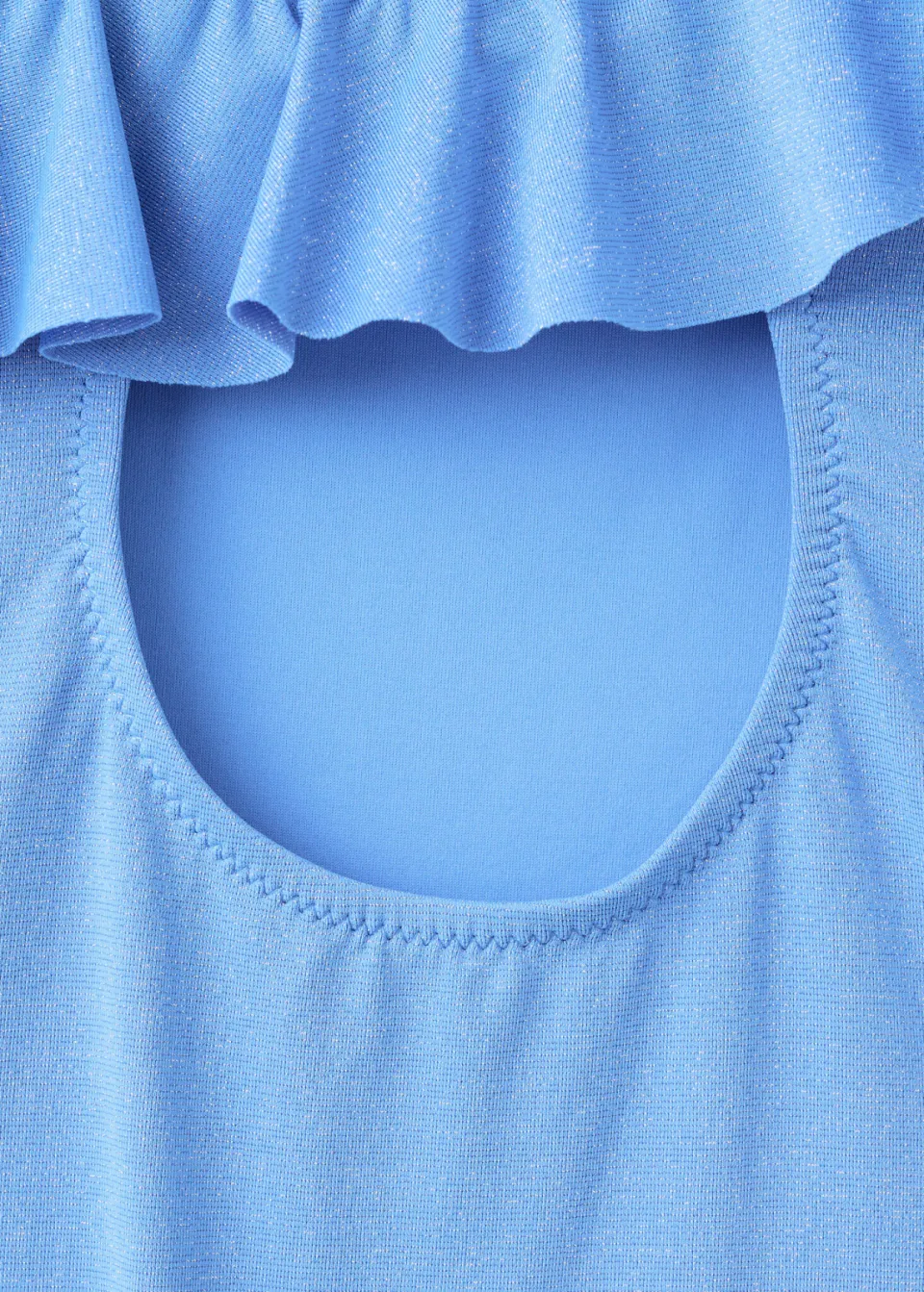 Mango Kids one shoulder badpak blauw, foto 6