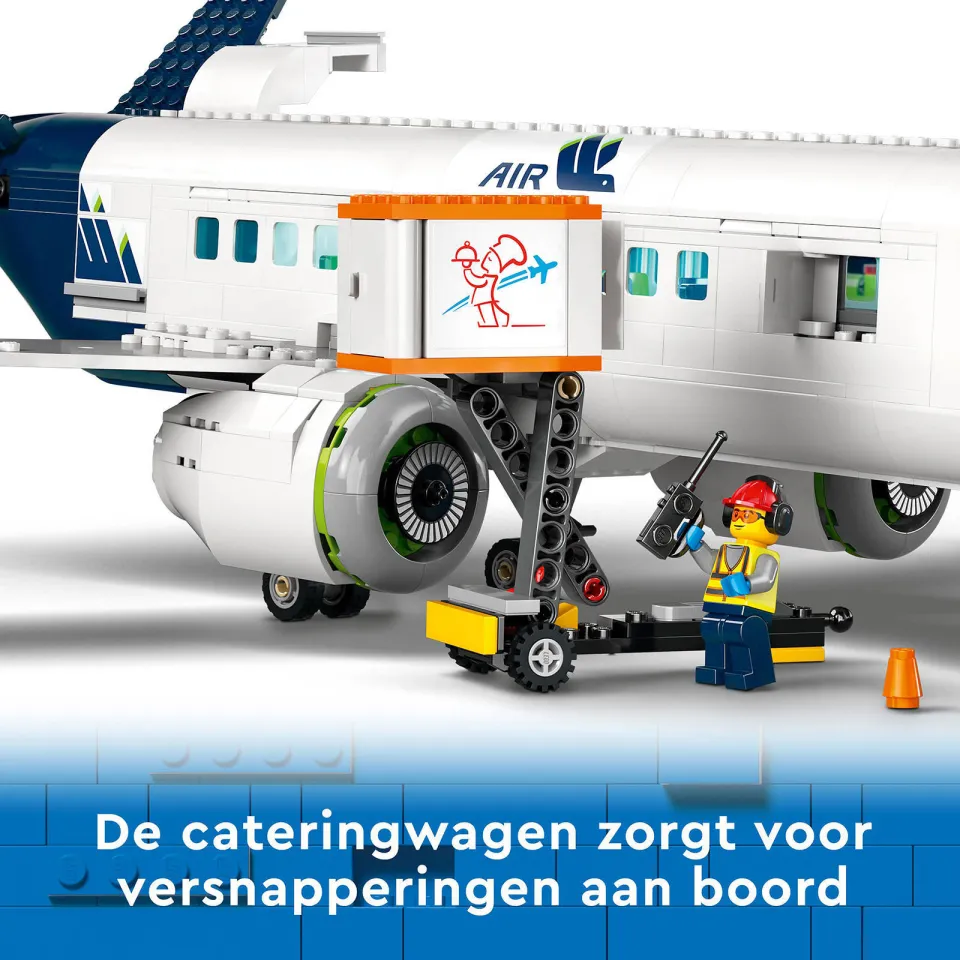 Lego City Passagiersvliegtuig Speelgoed Vliegtuig Voertuigen Set 60367, foto 7