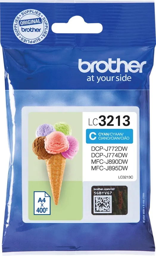 Brother LC-3213C inktcartridge cyaan