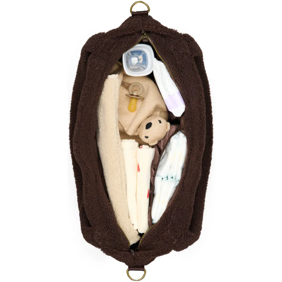 Studio Noos luiertas Teddy Hearts Diaper Bag bruin, foto 5