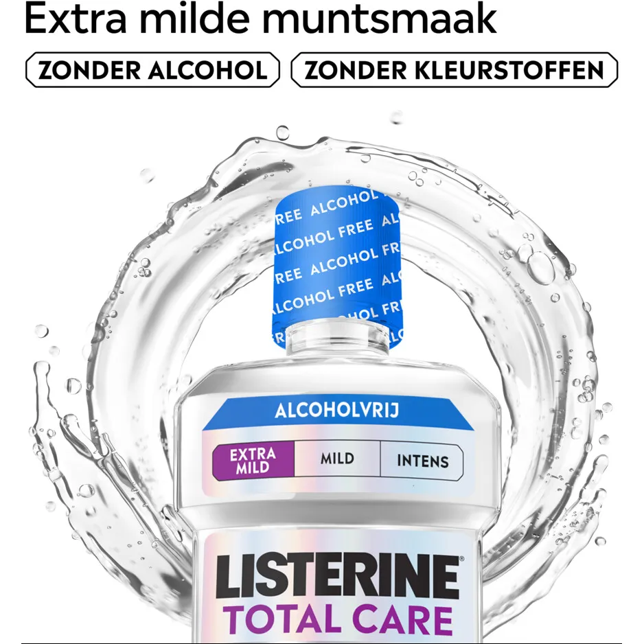 Listerine Total Care Extra Mild alcoholvrij mondspoeling, foto 5