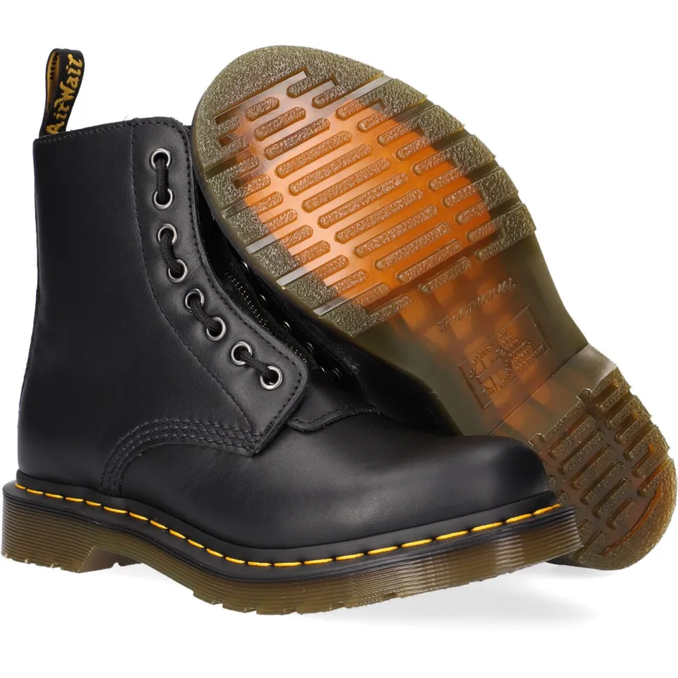 Dr. Martens 1460 Pascal Front Zip enkellaarsjes zwart, foto 7
