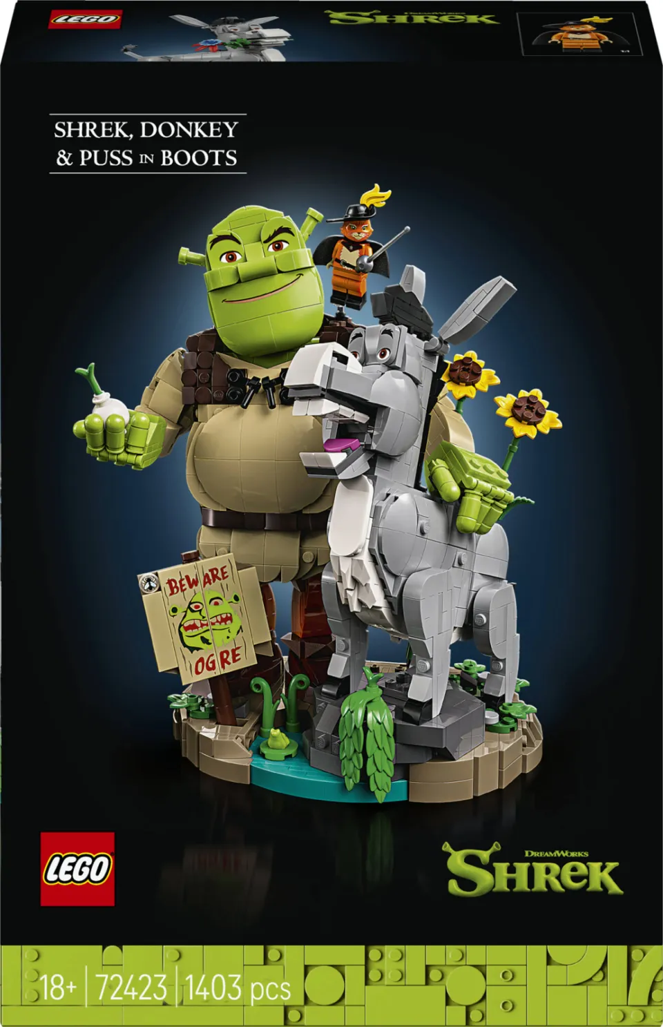 Lego Shrek: Shrek, Ezel en de Gelaarsde Kat Film Set 72423, foto 4
