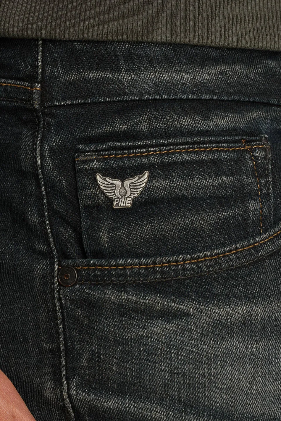 PME Legend CARIOR tapered jeans antraciet, foto 4