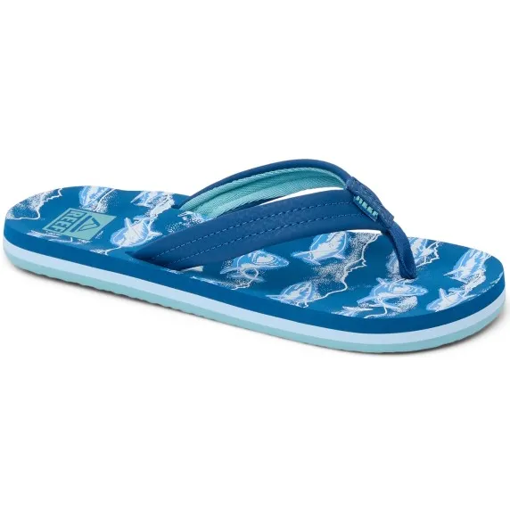 Reef Ahi teenslippers blauw