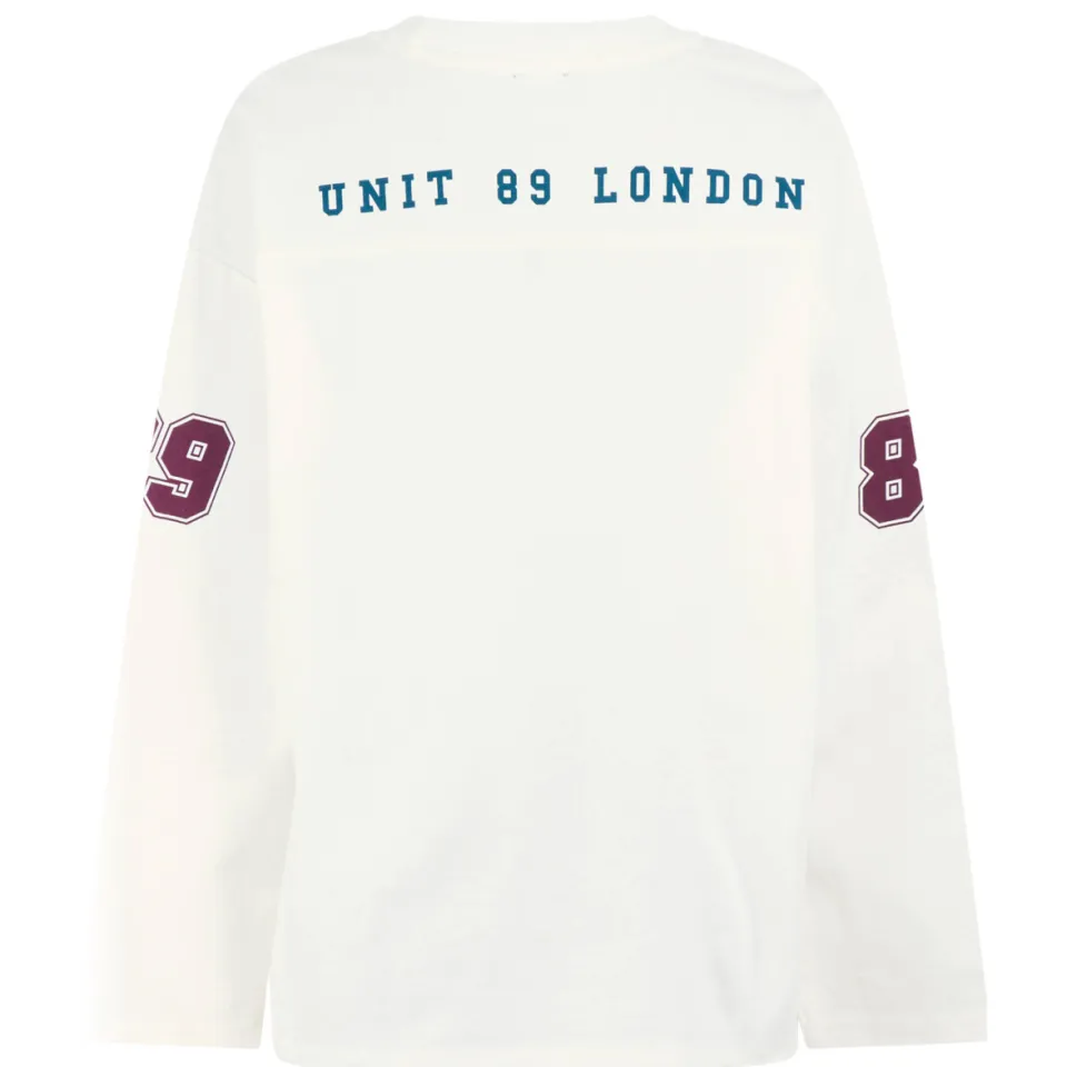 Shoeby longsleeve met backprint ecru, foto 4