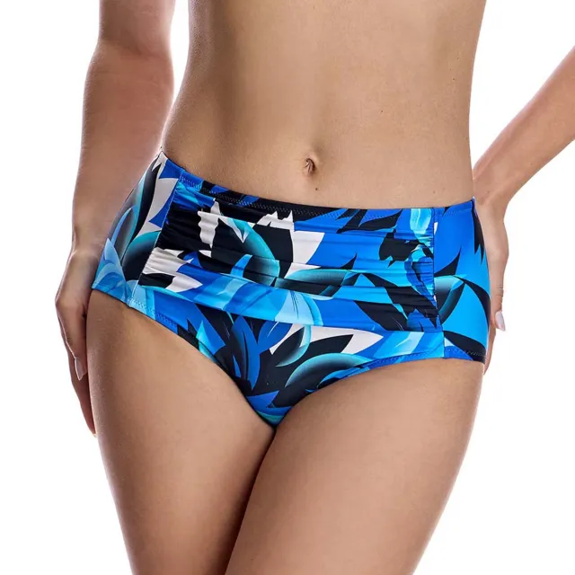 Ory W250459 bikinibroekje met hoge taille blauw, foto 2