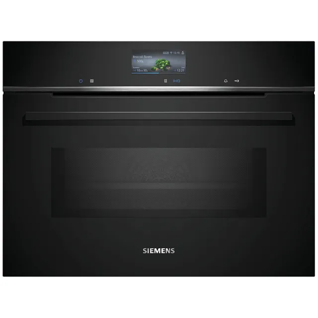Siemens CM736G1B1 met ecoClean zelfreigende achterwand Zwart