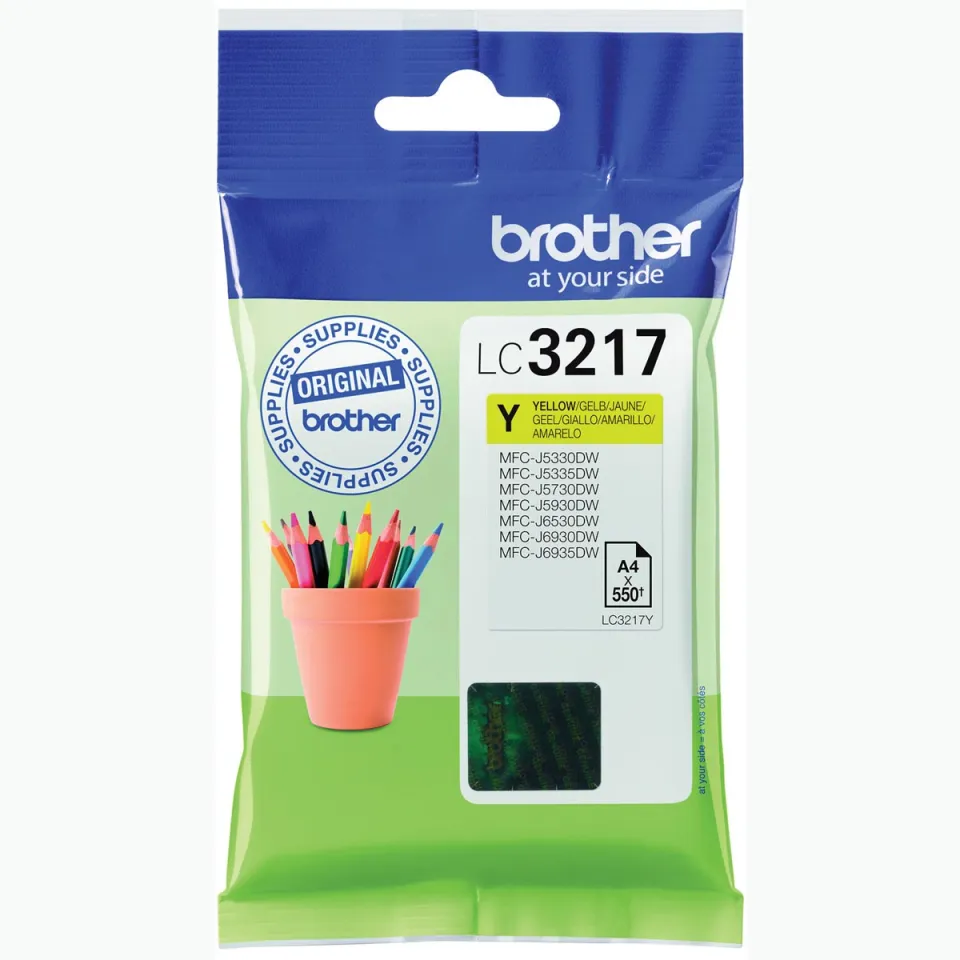 Brother LC-3217Y inktcartridge geel