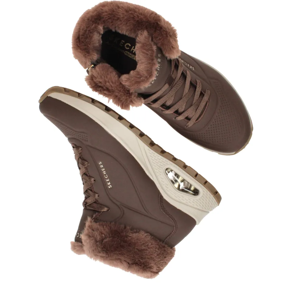 Skechers Uno Rugged Veterboots Dames Bruin, foto 4