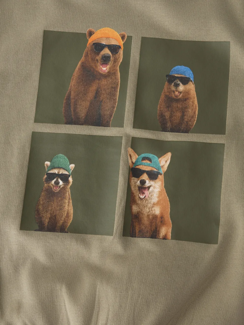 NAME IT MINI sweater met print - bruin, foto 3