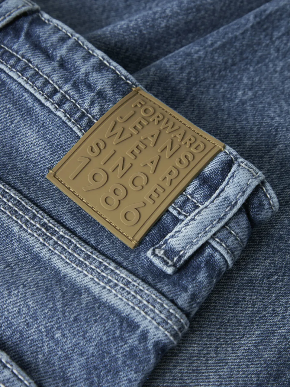 NAME IT KIDS barrel jeans medium blue denim, foto 4