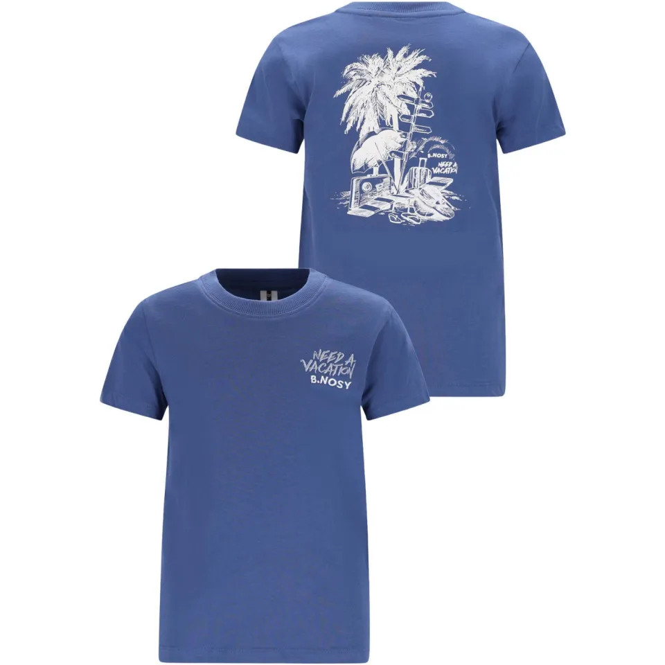 B.Nosy T-shirt met backprint blauw, foto 5