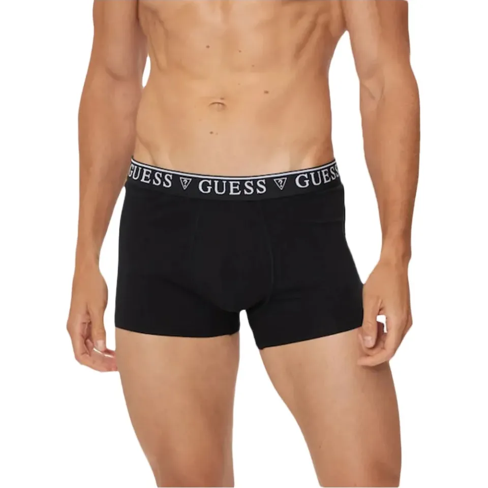 Guess heren stretch boxershorts (5 stuks) Zwart